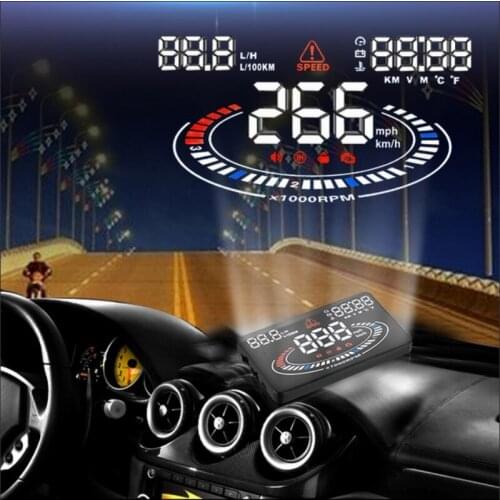 Car HUD Head Up Display For Land Rover Range Rover L322/L405/Evoque/Sport Virsual Safe Driving Screen Projector Windshield