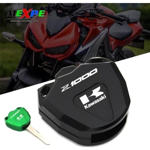 Suitable for Kawasaki motorcycle Z1000 CNC aluminum alloy key decoration shell z1000 keychain 2015 2016 2017 2018 2019 2020 2021