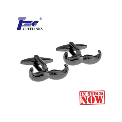 Black Beard Cufflink Cuff Link 2 Pairs Free Shipping Promotion