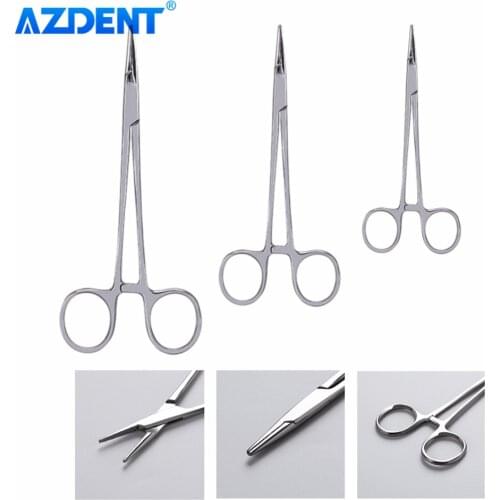 Dental Needle Holder Stainless Steel Dental Tweezer Orthodontic Forceps Dentist Instrument Equipment 14/16/18cm
