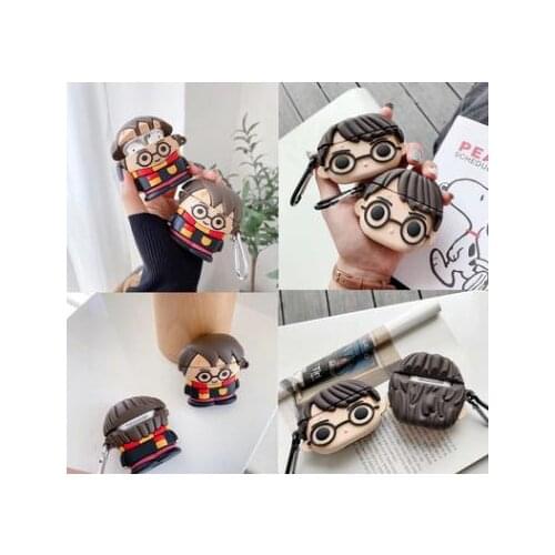 Harried AirPods Cartoon Apple 1/2 Generation Bluetooth Earphone Cover For birthday Christmas Gift