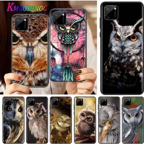 Camouflage Owl Animal Silicone Cover For Realme V15 X50 X7 X3 Superzoom Q2 C11 C3 7i 6i 6s 6 Global Pro 5G Phone Case