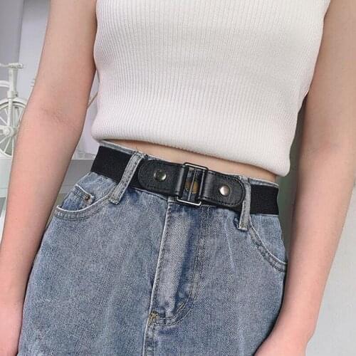 Kemeiqi Invisible belt seamless lazy belt all-match elastic elastic jeans belt female decoration fashion all-match plussizebelt