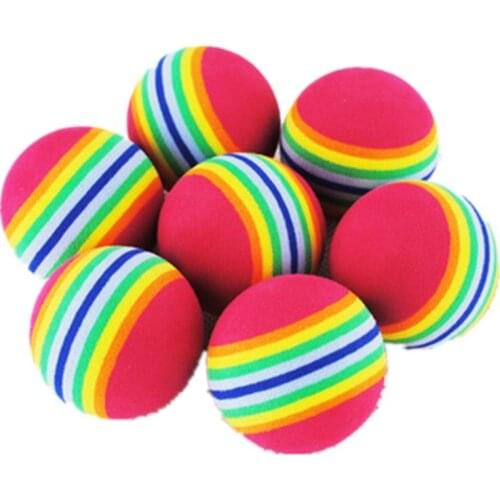 Mix Color 10pcs EVA Foam Golf Balls Hot new indoor golf Practice ball Training