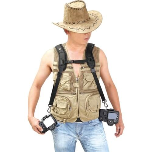 Camera Straps Profession Double Shoulder Strap Shock Absorption Pressure-resistance Fast Photograph For SLR Camera