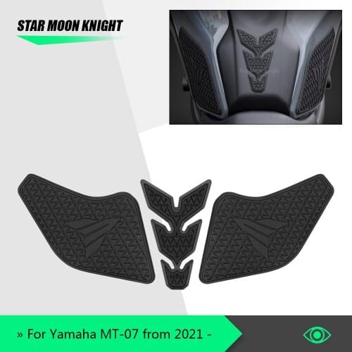 Motorcycle Tankpad anti-slip tank Pad sticker protection stickers SIDE TANK PADS Traction Pad For Yamaha MT 07 MT07 MT-07 2021