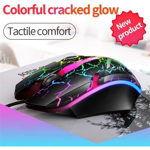 G6 Wired Luminous Gaming Mouse With Game-level Optical Engine High-speed Position -Scientific Structure Button Layout
