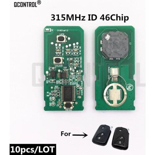 QCONTROL Car Remote Control Smart Key Fob Electronic Circuit Board for BYD for G3/L3/F0/S6 Encrypted