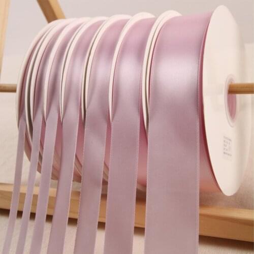 Pink Color Satin Ribbon 100 Yards Packing Material DIY Bow Craft Decor Wedding Party Decor Gift Wrapping Scrapbooking Supplies