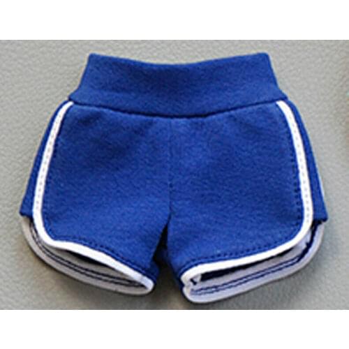 1/6th Sapphire Blue Knitted Sports Shorts Yoga Pants Model for 12" Female Body