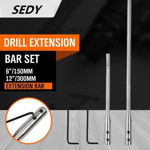 2020-SEDY 2Pcs Drill Bit Extension Bar 1/4" shank Extender Shaft Holder Extension Extender Screwdriver Extend Socket Bar Rod