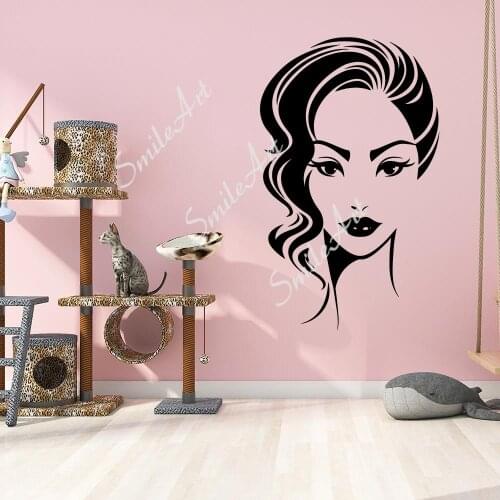Cartoon Style Beauty image Home Decoration Accessories For Kids Rooms Decoration Vinyl Decals