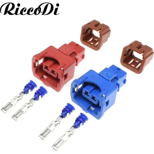 1-20Sets 2 Pin Knock Detonation Sensor Plug Female Connector Auto Cable Socket For Car Mitsubishi PB186-02326 PB187-02326