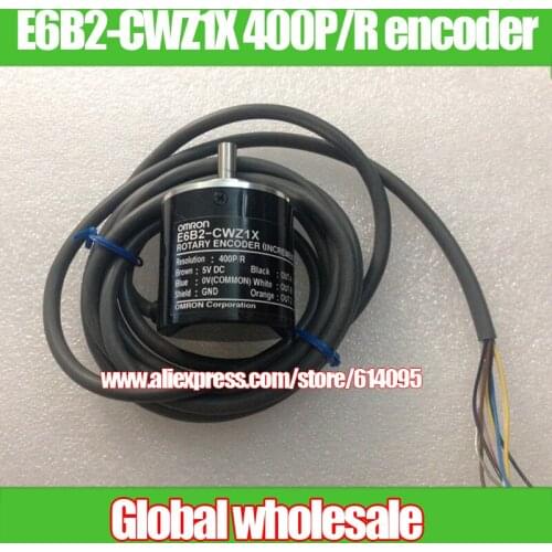 1pcs E6B2-CWZ1X 400P/R encoder for Omron / 400 line rotary optical encoder / programmable controller encoder