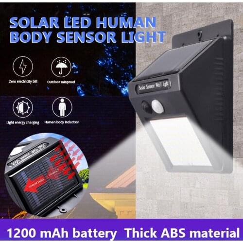 20/30 LED Solar Wall Light Outdoor Wall Lamp Solar Lamp Motion Sensor Lights IP64 Waterproof Street Garden Lighting Wall Light