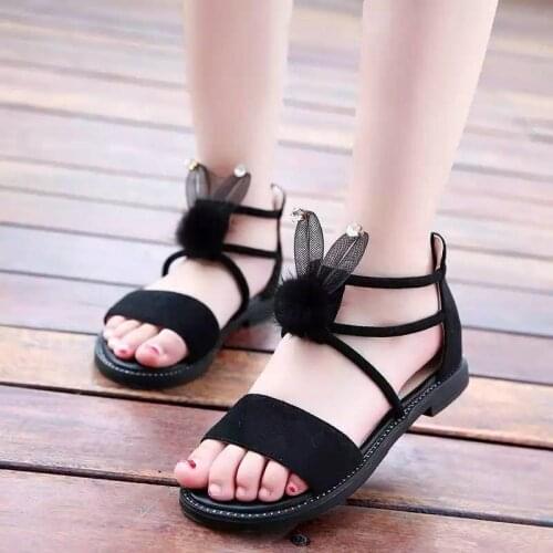 2021 Toddler Baby Girls casual sandals children Sandals Floral Sole Kids Princess beach Sandals Shoes leather sandales EUR26-39