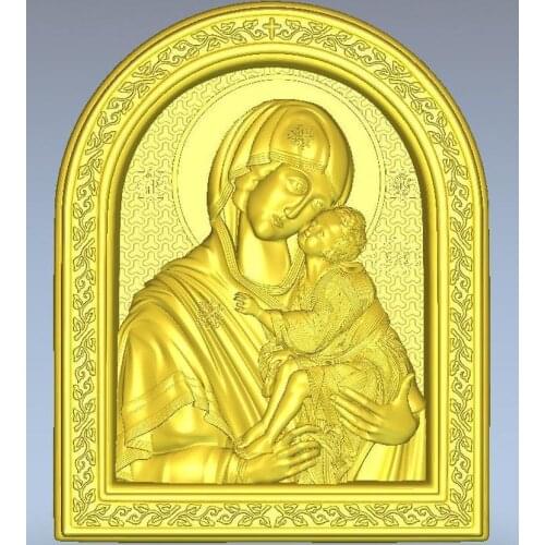 3d model relief for cnc in STL file format Icon_Bogorod