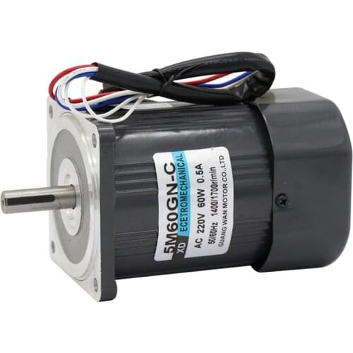 60W AC speed control motor 220V micro optical axis motor 1400 turn 2800 turn high speed small motor