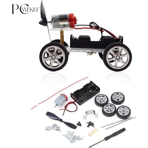 Wind Power Car DIY Electronic Kit Technology Science Educational Children Toys Science Toys Childrens Educational Toys