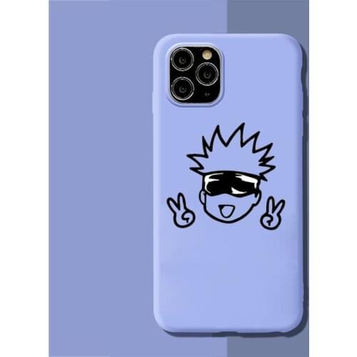 Jujutsu Kaisen Satoru Gojo Anime Phone Case for iphone 11 12 mini pro max 7 8 plus 6 6s x xs max xr coque