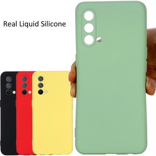 Liquid Silicone Case For Oneplus Nord CE 5G Soft Protector Matte Cover