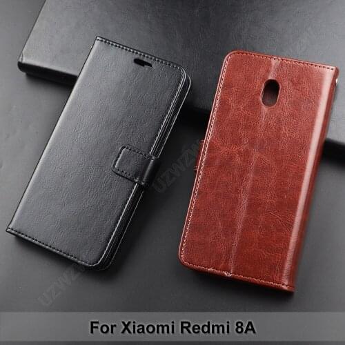 For Xiaomi Redmi 8A Flip Wallet PU Leather Case