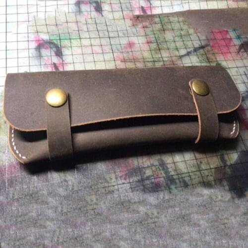 Desiger leather craft storage pen case bag diy die cutting knife mould hand machine punch tool