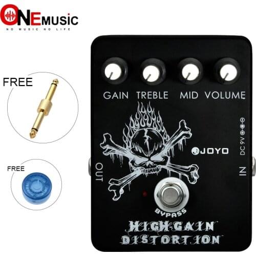 JOYO JF-04 High Gain Distortion effect Guitar pedal distortion stompbox adjustable from Crunch to Metal distortion true bypass