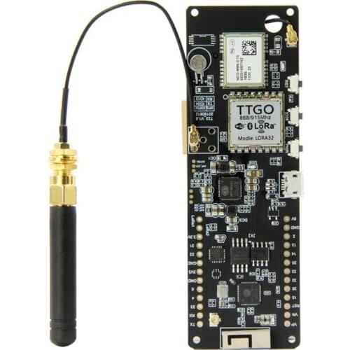GPS NEO-M8N TTGO T-Beam V1.1 ESP32 LORA 433/868/915/923MHZ WiFi Wireless Bluetooth Module IPEX 18650 Battery Holder