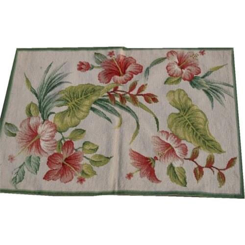 Needlepoint carpets embroidery rugs 61CMX91CM 2 'X 3' English garden 69gc3neeyg5