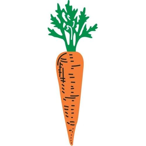 Metal carrot paper die cutting dies for Scrapbooking/DIY Easter wedding Halloween Easter card