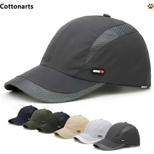 Fashion Summer Outdoor Sport Cotton Baseball Caps Running Visor Cap Popular New Cool Quick Dry Dad Hats for Men Casquette Homme
