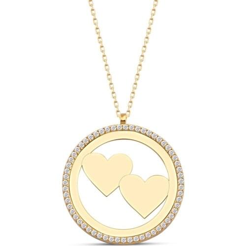 Name Post Stone Silver Plate Necklace DN160