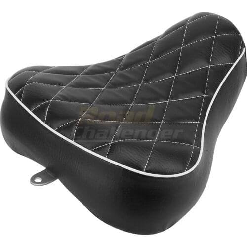Motorcycle Front Driver Front Leather Pillow Solo Seat Cushion For Harley Sportster 883 1200 Forty Eight 1983-2003