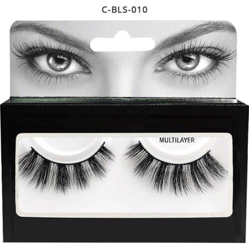 Cursavela Full Strip Eyelashes 3D Faux Mink Eyelashes Cross Silk Lashes Hand made New Package daily natural long lashes volume