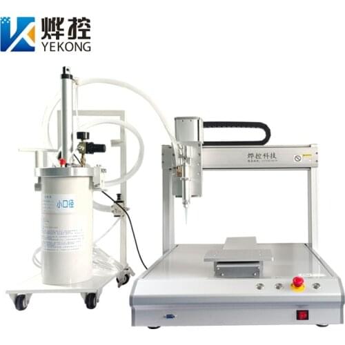 Automation Desktop Glue Dispenser Robot Multi Axis Work Table 2600ML Automatic Silicone Glue Dispensing Machine For LED Light
