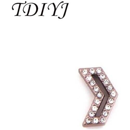 TDIYJ Alloy Slide Coffee Charms for 10mm Leather/Mesh Bracelet 6pcs/lot