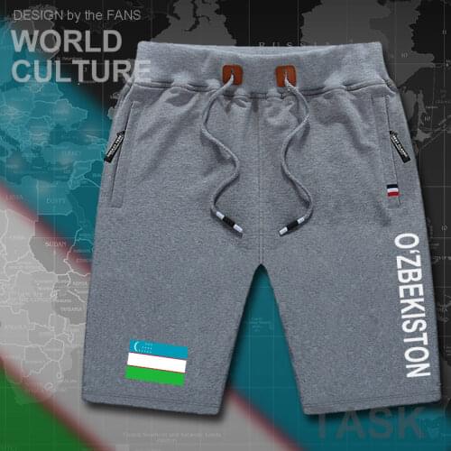 Uzbekistan Uzbekistani mens shorts beach man mens board shorts flag workout zipper pocket sweat bodybuilding UZB O'zbekiston