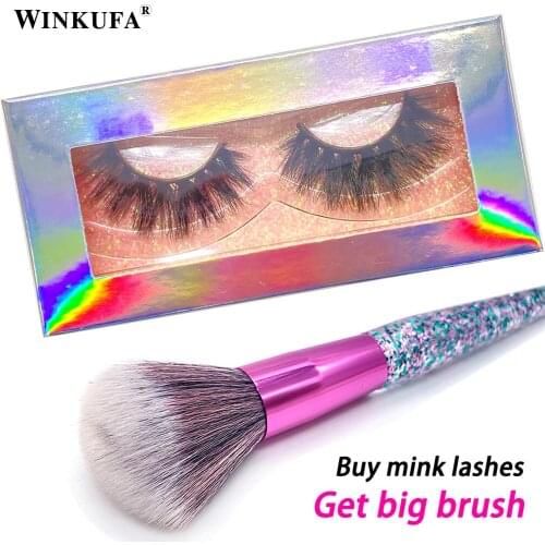 Winkufa 16mm Mink Lashes Fake Fastest Delivery Without Middlemen Free Gift 3d False Eyelashes ExtensionFactory A14 D22