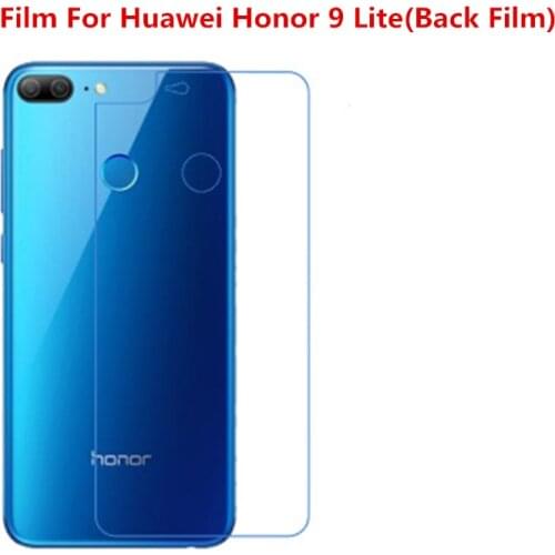 1/2/5/10 Pcs Ultra Thin Clear HD LCD Screen Protector Film With Cleaning Cloth Film For Huawei Honor 9 Lite(Back Film)