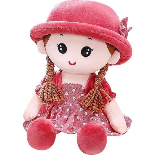 35cm Princess Girl Doll Plush Toy Cute Princess Dress Up Comfort Doll Children Room Plush Toy Decoration Children Birthday Gift