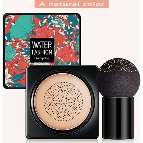 Air Cushion Mushroom Head CC Cream Concealer Moisturizing Lady Make Up BB Cream Whitening Brighten Face Base Tone Beauty Makeup