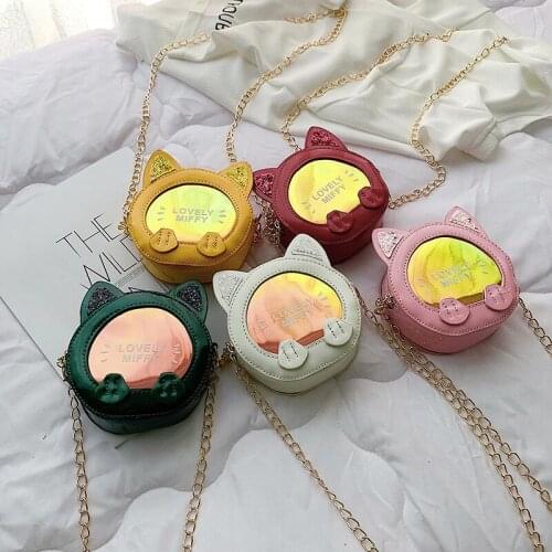 Raged Sheep Shoulder wallet 2019 Fashion Laser Letter Small Round Bag Cartoon Childrens Accessories Crossbody Bag Kids Purse