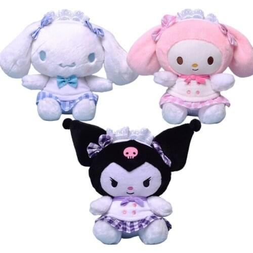 Cartoon Stuffed Plush Toys Melody Kullomi Cinnamoroll Anime Pendant Kawaii Cute Soft Plushie Doll Girl Gift Kids Gift Toys 20cm