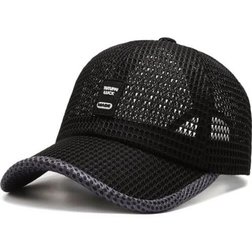 Mens Womens Visor Caps Mesh Breathable Summer Baseball Caps Fishing Running Golf Hat For Men Women