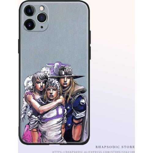 Steel Ball Run JOJOs Anime Soft Silicone TPU Phone Case Cover Shell For IPhone SE 6 6s 7 8 Plus X XR XS 11 12 Mini Pro Max