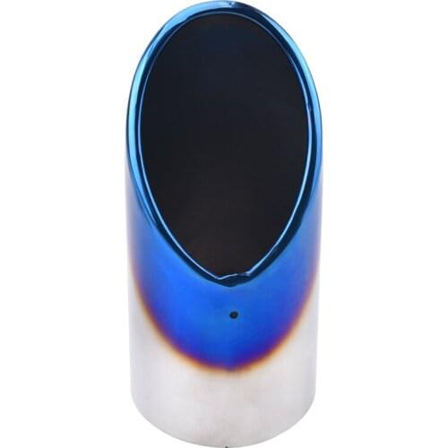 For Toyota Corolla Corolla Fox Exhaust Tip 1PC Car Exhaust Muffler Tip Satinless Steel Pipe Silver Muffler Echappement Voiture