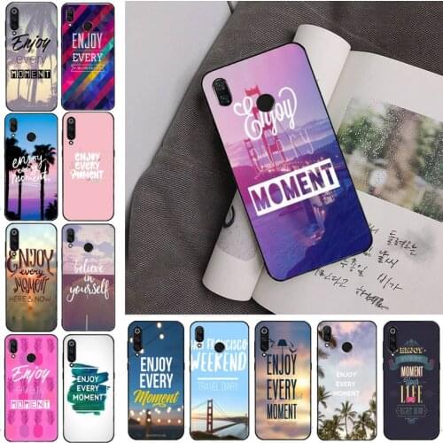 Enjoy Every Moment San Francisco Phone Case For Redmi note 8Pro 8T 9 Redmi note 6pro 7 7A 6 6A 8 5plus note 9 pro case
