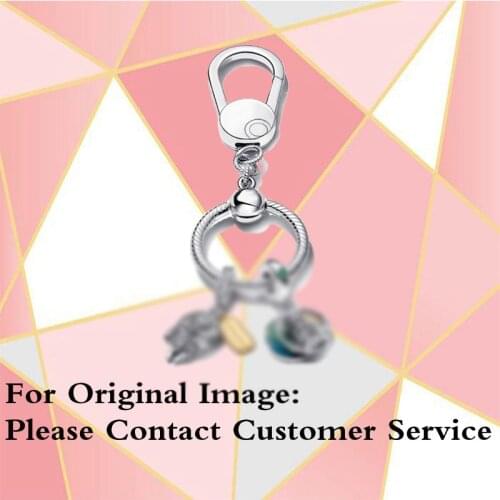 Kakany 2021 New High-quality S925 Small Snake Chain Texture Beaded Handbag Buckle Couple Exquisite Trend Diy Jewelry Gift