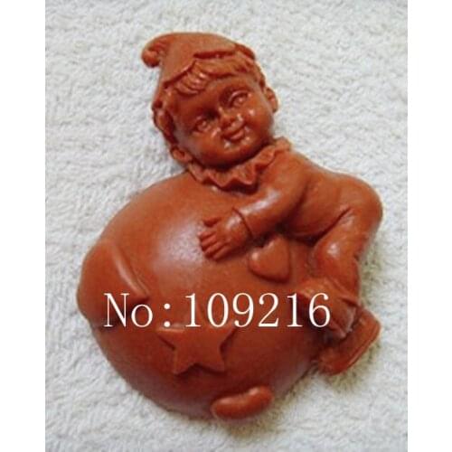 Wholesale!!!1pcs Naughty Child (zx0130) Silicone Handmade Soap Mold Crafts DIY Mold